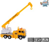 Kids GLOBE grue jouet die-cast avec lumière et son 15cm-2