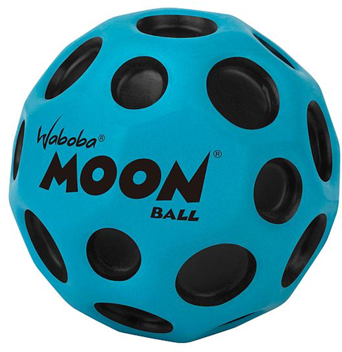 Waboba stuiterbal Original Moon Ball - Blauw - Ø 6,3cm