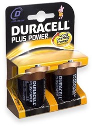 Duracell Plus batterijen R20 D 1,5V