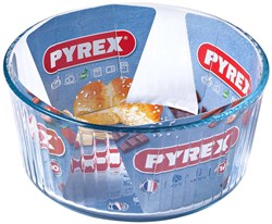 Pyrex moule à soufflé en verre 21 cm transparent plat à four