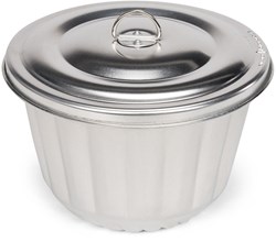 Kitchen Basics bakvorm aluminium waterbad 2 liter rond ovenbestendig