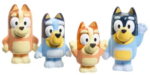 Tomy Bluey badspeelgoed squirter 4-pack multicolor voor kinderen