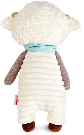 Haba doudou attache-tétine bélier - peluche douce avec porte-tétine bébé-2
