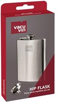 Vacu Vin heupfles RVS zilver 240ml - drinkfles voor volwassenen-2