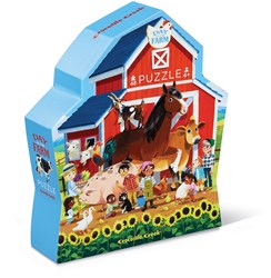 Crocodile Creek Puzzle - Une journée à la ferme - 48 pièces
