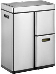 EKO poubelle capteur tri 30+15+15L inox cuisine moderne