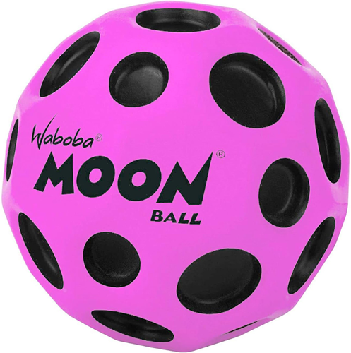 Waboba stuiterbal Moon Ball - Pink - 63mm speelgoed