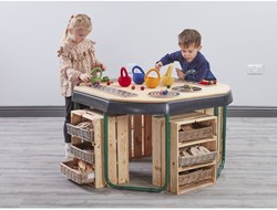 Cosy houten planken Tuff Spot Tray set van 4 opbergruimte