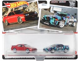 Mattel Hot Wheels voitures miniatures premium assortiment 2-pack