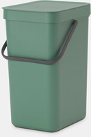 Brabantia poubelle Sort & Go 12L fir green - tri sélectif cuisine