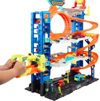 Mattel Hot Wheels speelset City Ultimate Garage met 2 auto's-3