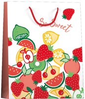 Design Group papieren cadeau tas - grote giftbag Summerfruits print