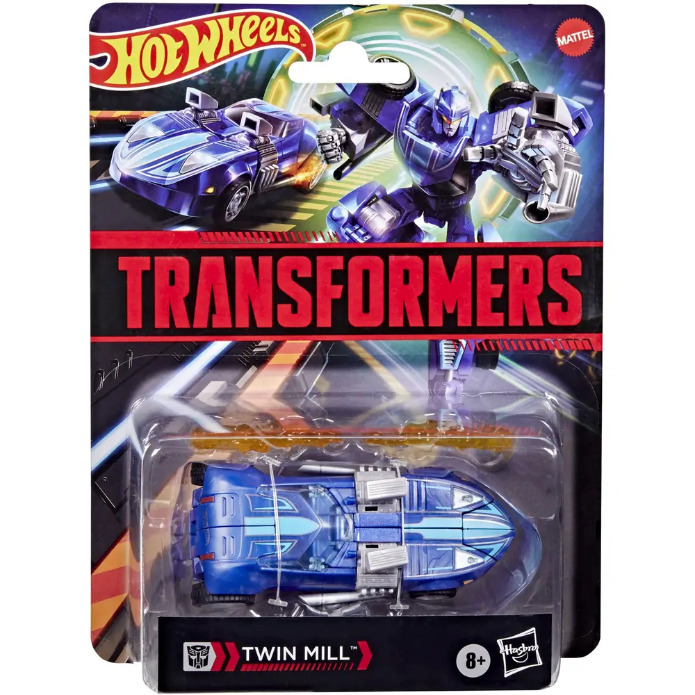 Hasbro Hot Wheels Transformers Speelfiguur Twin Mill 12 cm Auto Robot