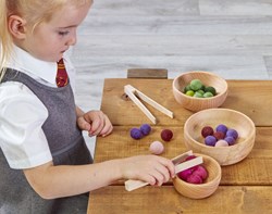 Cosy houten nestschalen set - educatief speelgoed voor kinderen