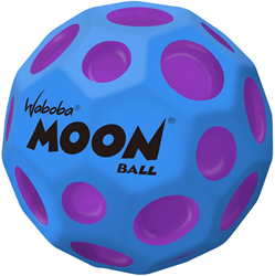 Waboba stuiterbal speelgoed Martian Moon Ball Hyper Blue 63mm