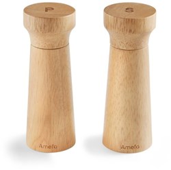 Amefa moulin à poivre et sel bois 15 cm - ustensile de cuisine moderne