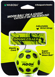 Waboba jouet balle rebondissante Bounceback - jaune - 63mm