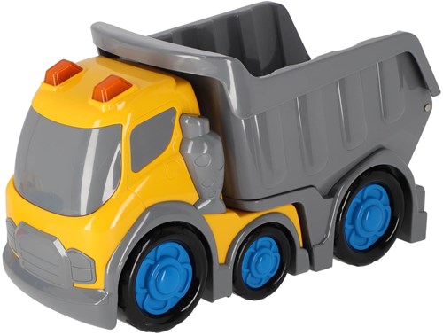 KiddyGo camion benne jouet avec lumières et sons 31 cm bleu-3