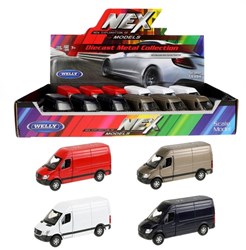 Mercedes-Benz Sprinter bus voiture miniature jouet bleu die-cast 1:34