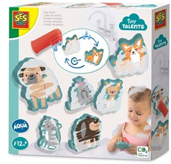 Ses badspeelgoed honden wassen magisch schuim voor peuters