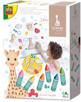 Ses craies de bain Sophie la Girafe avec formes en mousse - jouet de bain