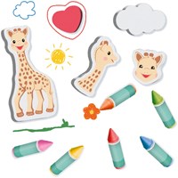 Ses badkrijt Sophie la Girafe met foam vormen - badspeelgoed-3