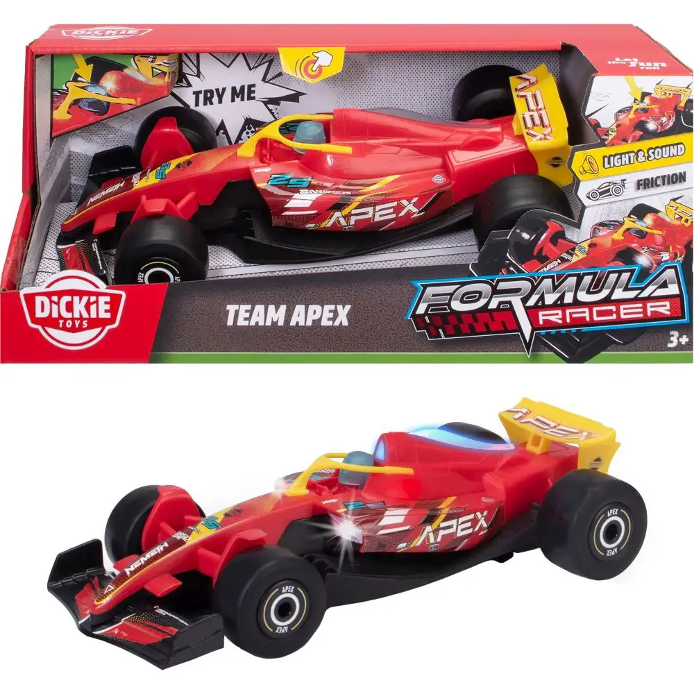 Dickie speelgoedauto Formula Racer Team APEX met licht en geluid