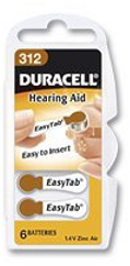 Duracell DA312 gehoorapp batterij 1,4V