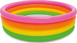 Piscine gonflable Intex ronde néon 168*h46cm 56441np