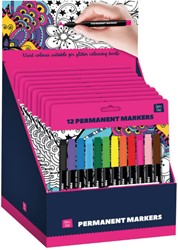 12 marqueurs pour le livre de coloriage à paillettes