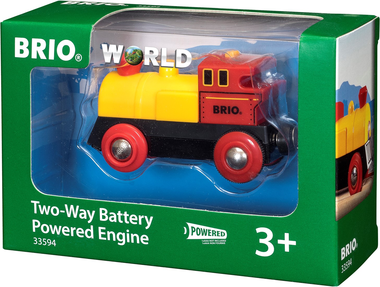 Brio World Locomotive Rouge Puissante à piles - Accessoire son