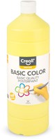 Creall gouache jaune clair 1 litre - peinture scolaire pour enfants