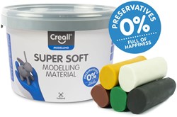 Creall klei Safari kleuren - Supersoft boetseerklei 1750gr voor kinderen