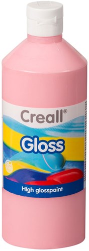 Creall glansverf roze - 500ml kinderverf knutselverf
