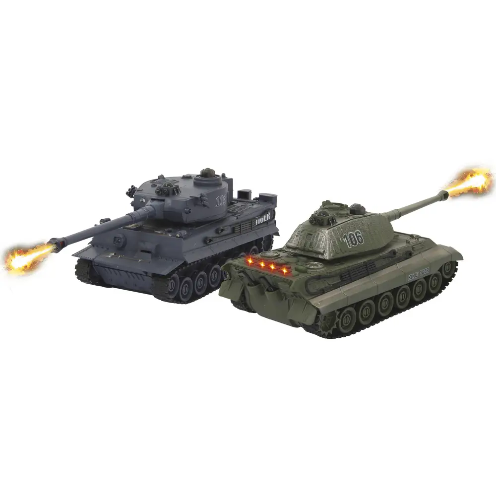 Jamara RC Panzer Tiger Battle Set 1:28 - Char télécommandé