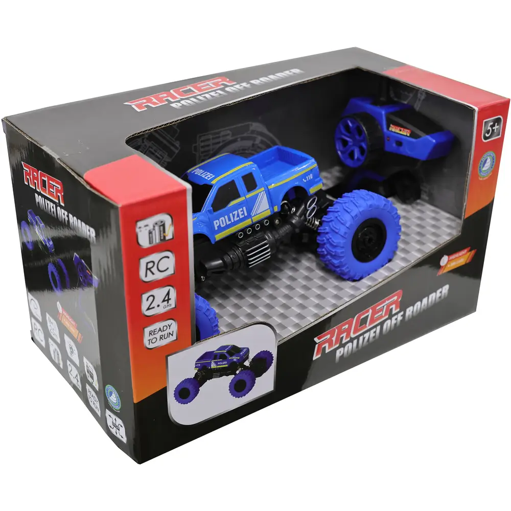 Speedzone politie speelgoedauto R/C Off Roader 2.4 GHz met licht