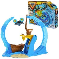 Monster Jam – 1:64 Megalodon’S Loop Of Doom Playset