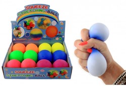 12 knijpbal 7 cm. neon 9404