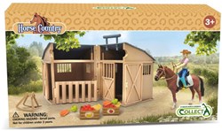 Collecta Speelset Paard Ruiter Stal - Realistische Dierenfiguren