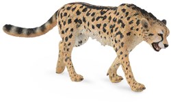 Collecta wilde dieren speelfiguur - koning cheetah 13x5cm kunststof