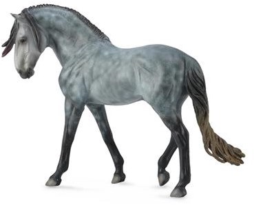 Collecta figurine cheval étalon andalou 1:12 échelle jouet plastique