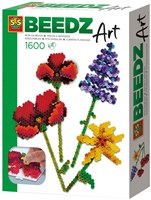 Ses Beedz Art 3D bloemen knutselpakket - Wilde bloemen strijkkralen