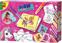 Ses airbrush knutselset eenhoorn - creatieve kleurplaten voor kinderen