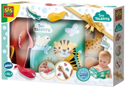 Ses badspeelgoed safari speelset met schuimfiguren en bootjes