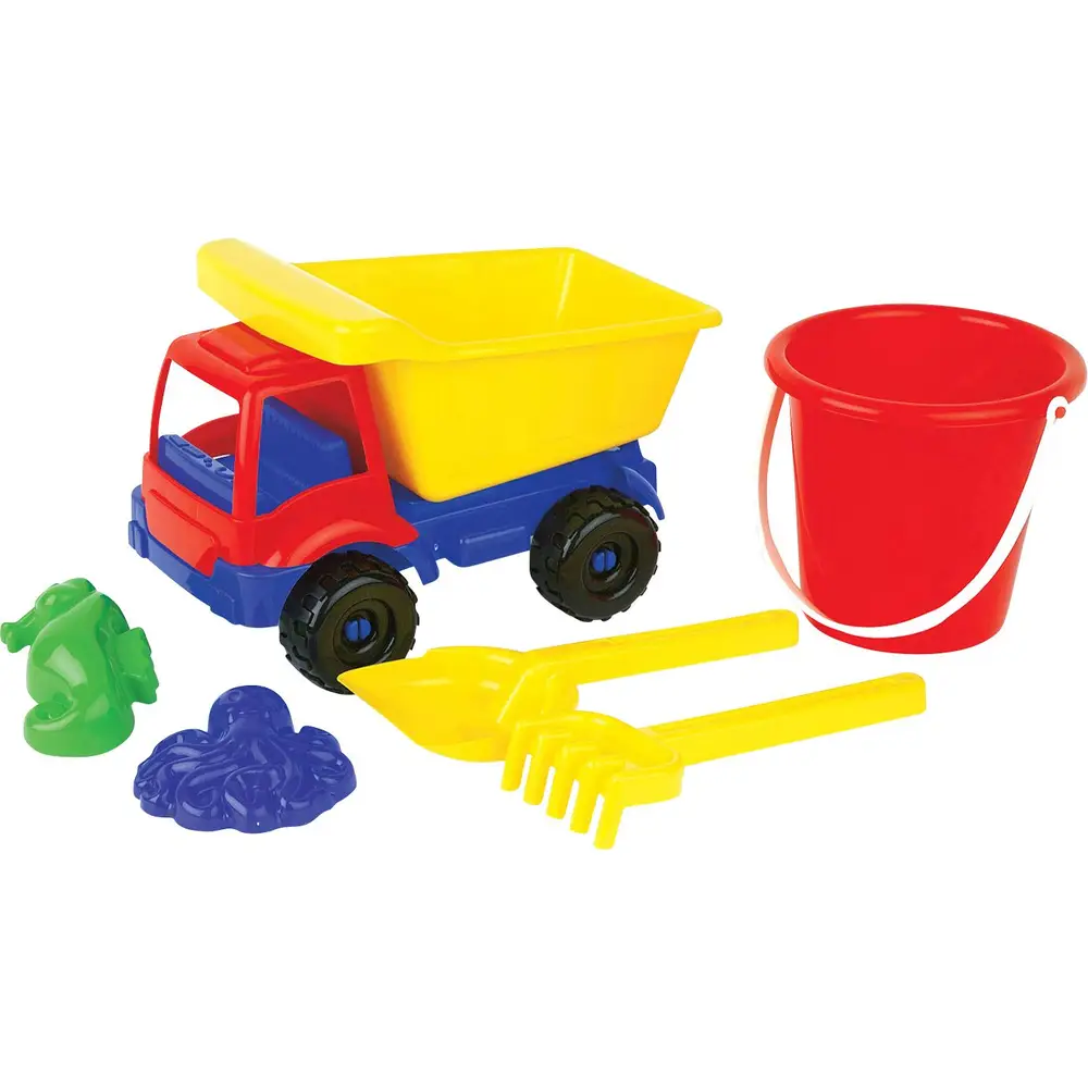 Vedes camion benne jouet avec set de sable 6 pièces pour s'amuser