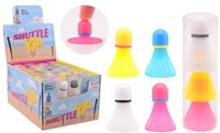 Johntoy set de jouets badminton - 24 tubes avec ploppers volant