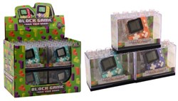 Johntoy console de jeu blocs - console rétro jouet enfants