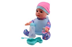 Baby Rose Baby Rose drink- en plaspop 30 cm. 27712