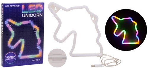 Lampe de nuit licorne arc-en-ciel 27720