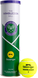 Slazenger tennisballen Wimbledon 2026 - Geel - 4 stuks in koker